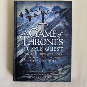 A Game of Thrones Puzzle Quest‎ VG Book Tim Dedopulos Brain Teasers